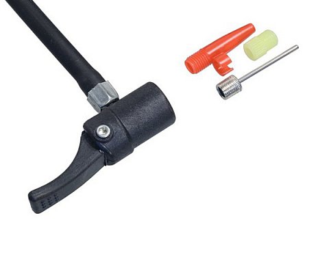 Hustilka nožní s manometrem jednopístová TÜV/GS 1x120mm