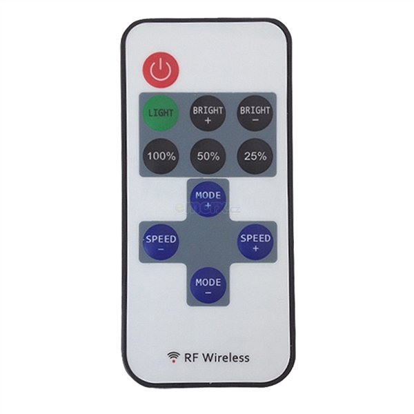 LED kontroler pro LED pásky 230V s čipem 3528 + dálkové ovládání