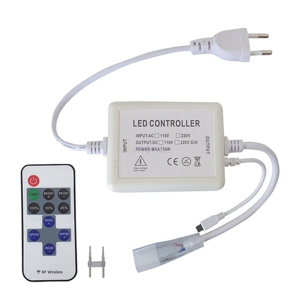 Ovladač pro LED pásek s čipem 2538 IR 230V