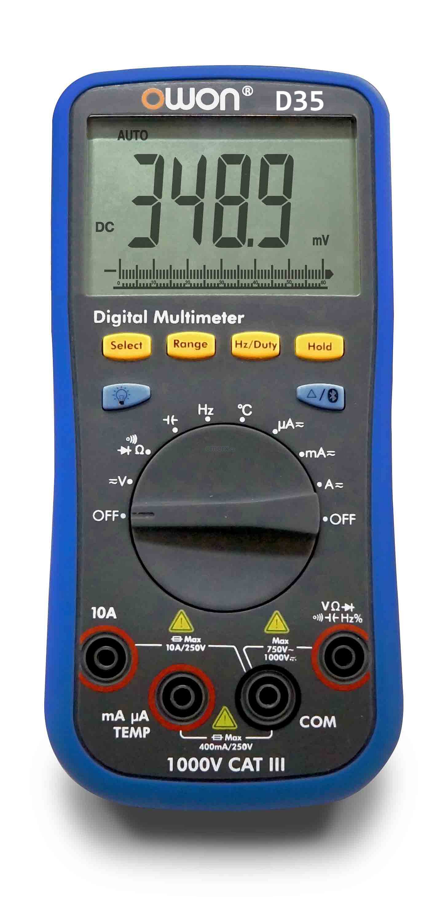 Digitální multimetr RC OWON D35 (D35)