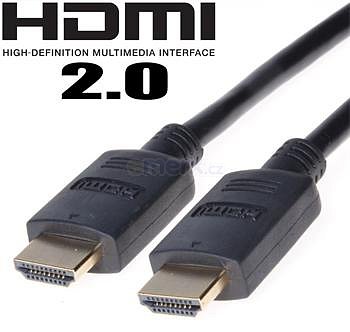 Propojovací kabel HDMI A - HDMI A M/M, High Speed, 2m (kphdm2-2)
