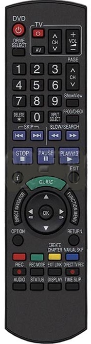 Panasonic N2QAYB000125 byl nahrazen N2QAYB000124 originální dálkový ovladač