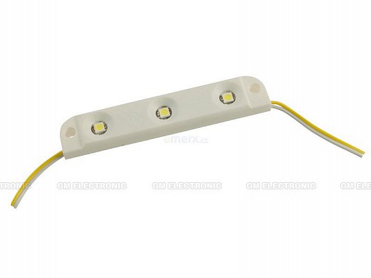 LED modul 3x LED, modrá, 106mm (HHX-75143IB-50)