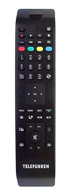 Telefunken RC4800 was replaced by RC4875 original remote control