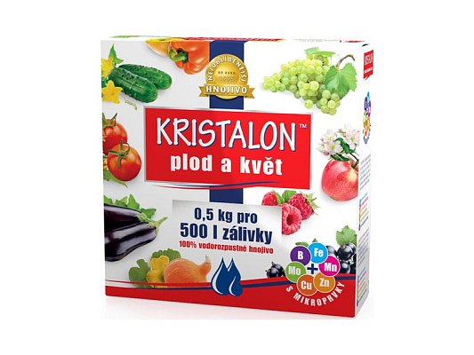 Hnojivo pro plody a květy KRISTALON 0,5kg