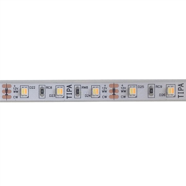 LED pásek 12V 3527 60LED/m IP66 max. 4,8W/m variabilní (W+N+C), (1ks=cívka 5m)