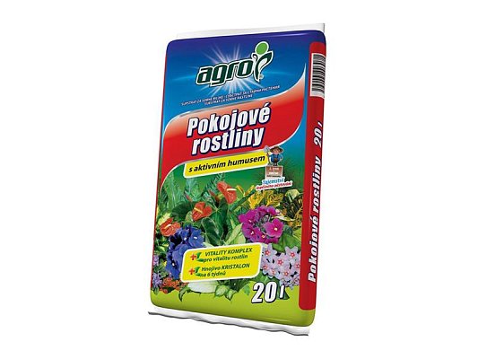 Substrát pro pokojové rostliny AGRO 20l