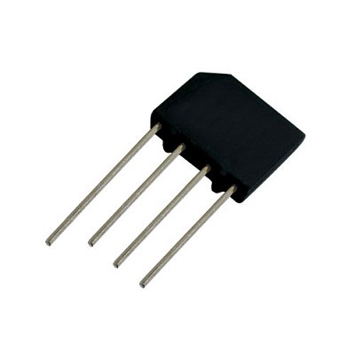 Můstek diod. 2A/400V KBP04 plochý