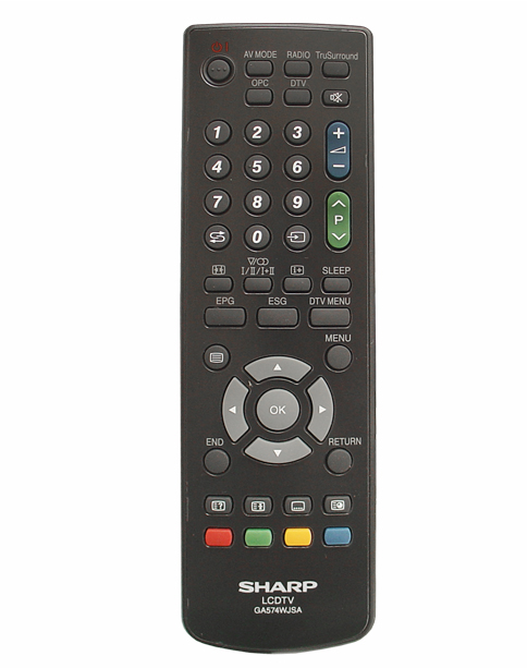 Sharp GA591WJSB, GA591WJSA Byl nahrazen GA574WJSA originální dálkový ovladač