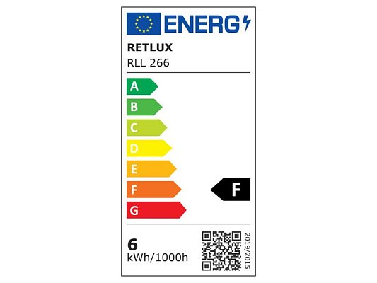 Žárovka LED E27 6W G45 bílá přírodní RETLUX RLL 266