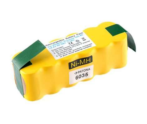 Baterie pro vysavače iRobot Roomba série 5xx/6xx/7xx/8xx 3300mAh Ni-MH 14,4V PATONA PT6035