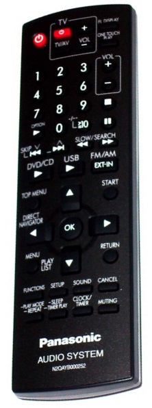 Panasonic N2QAYB000252 originální dálkový ovladač SC-PM86DE-K , SA-PM86D