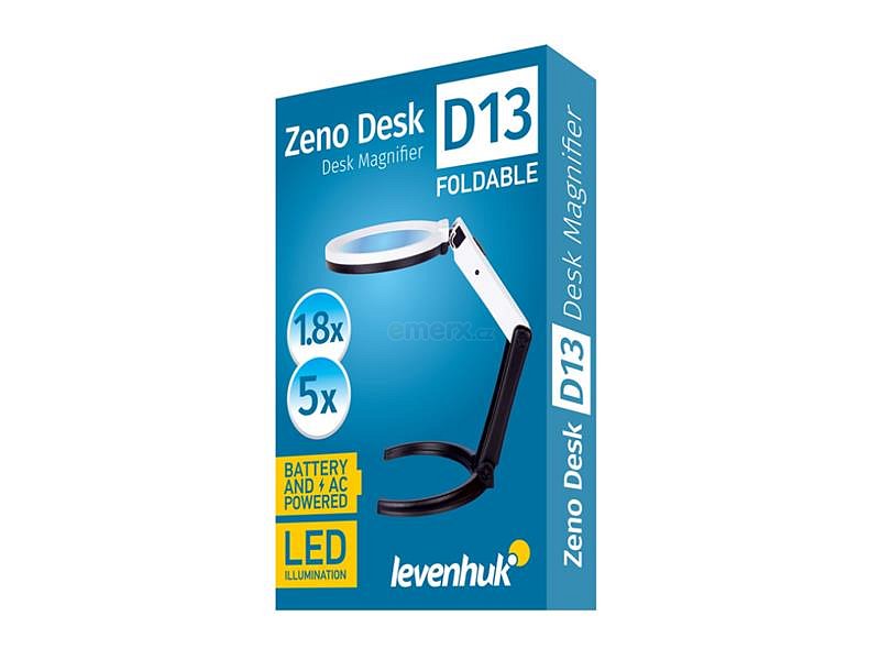 Lupa stolní LEVENHUK ZENO DESK D13 + LED osvětlení