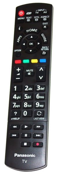 Panasonic N2QAYB000829 original remote control. It was replaced by N2QAYB000842