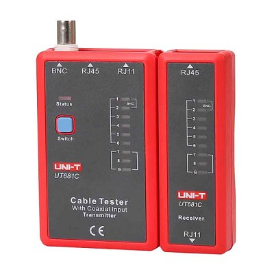 Tester kabelu UNI-T UT681C (RJ45, RJ11, BNC)