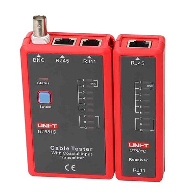 Tester kabelu UNI-T UT681C (RJ45, RJ11, BNC)