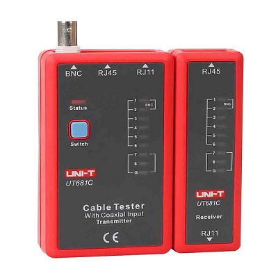 Tester kabelu UNI-T UT681C (RJ45, RJ11, BNC)