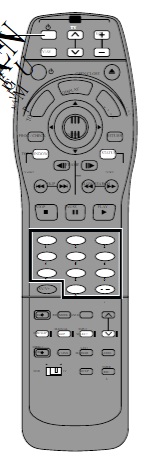 Panasonic DMR-E20EG náhradní dálkový ovladač jiného vzhledu