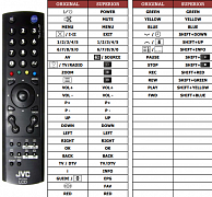 JVC RM-C1892B náhradní dálkový ovladač