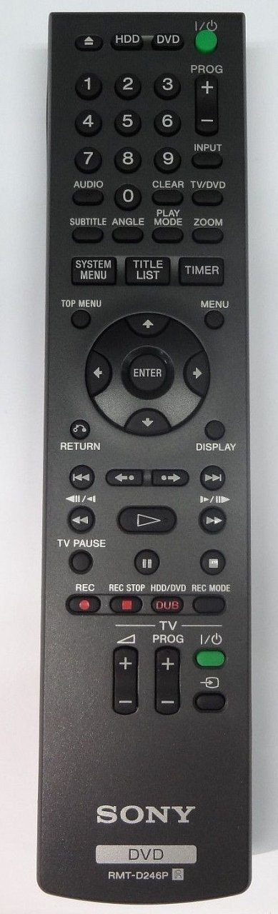 Sony RMT-D246P náhradní dálkový ovladač jiného vzhledu