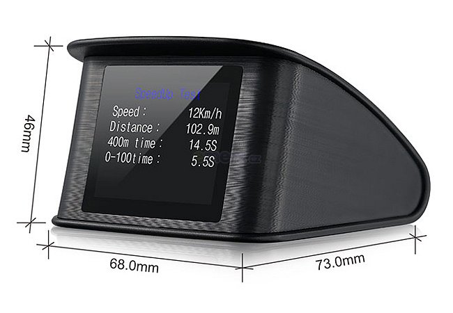 Palubní DISPLEJ 2,6" LCD, OBDII, FULL
