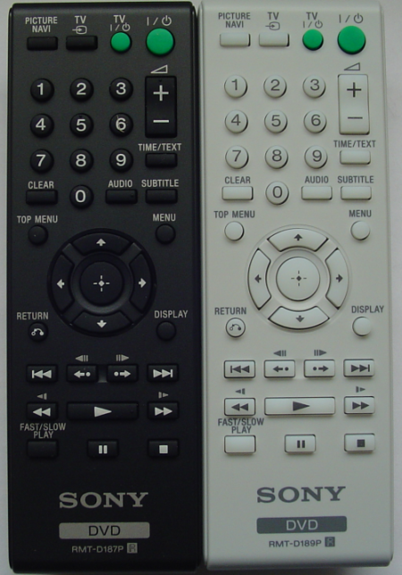 SONY - DVP-PR30, DVP SR100, DVP-NS718H - DVP-NS318B Originální dálkový ovladač