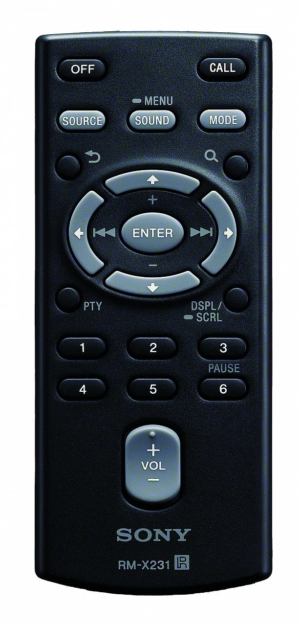 Sony RM-X231 originální dálkový ovladač MEX-BT3150U MEX-BT4100E MEX-BT4100P MEX-BT4100U