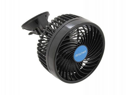 Ventilátor MITCHELL 150mm 12V na přísavku