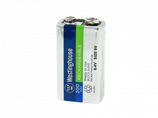 Akumulátor Westinghouse PREMIUM 9V NiMH 200mAh 8,4V (NH-9V200BP1AR)