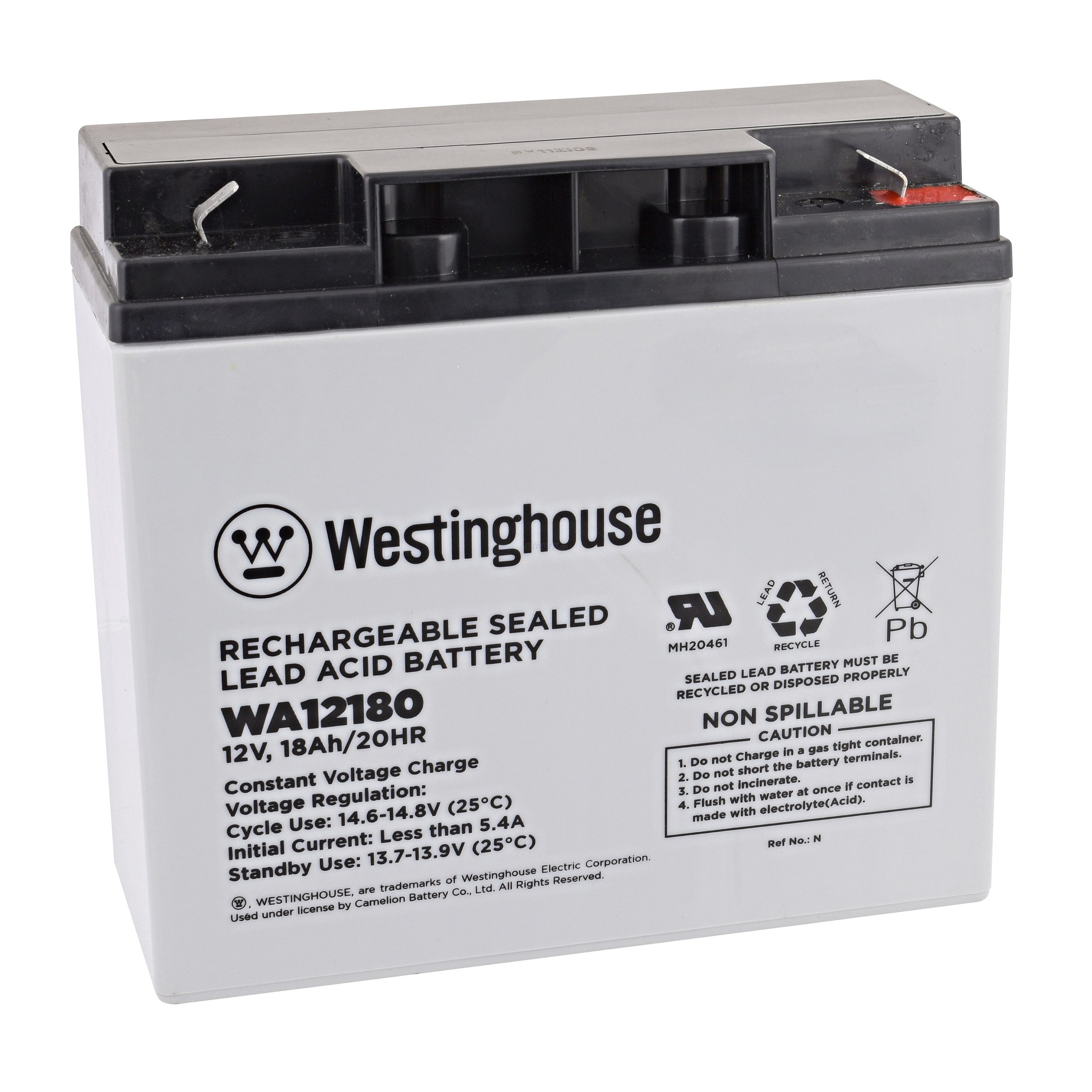 Olověný akumulátor Westinghouse WA12180 12V/18Ah F2 (WA12180/F2)