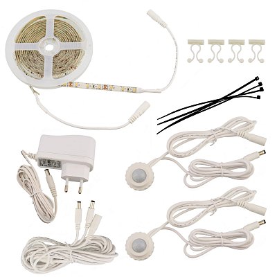LED svítidlo s PIR senzorem 230V 14,5W (KU-3528-Bed Light)