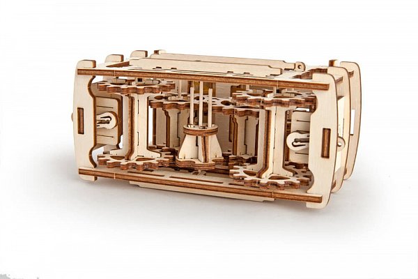 Dřevěná stavebnice 3D mechanické Puzzle Tramvaj