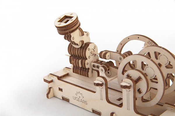 Dřevěná stavebnice 3D mechanické Puzzle Pneumatický motor