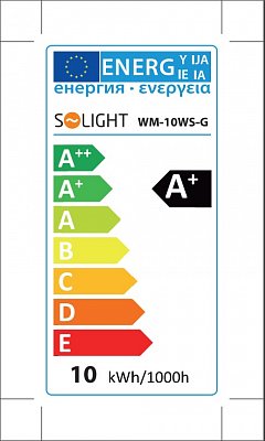 LED reflektor venkovní s PIR 10W 3000K (WM-10WS-G)