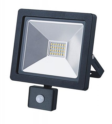 LED reflektor venkovní s PIR 20W 3000K (WM-20WS-G)