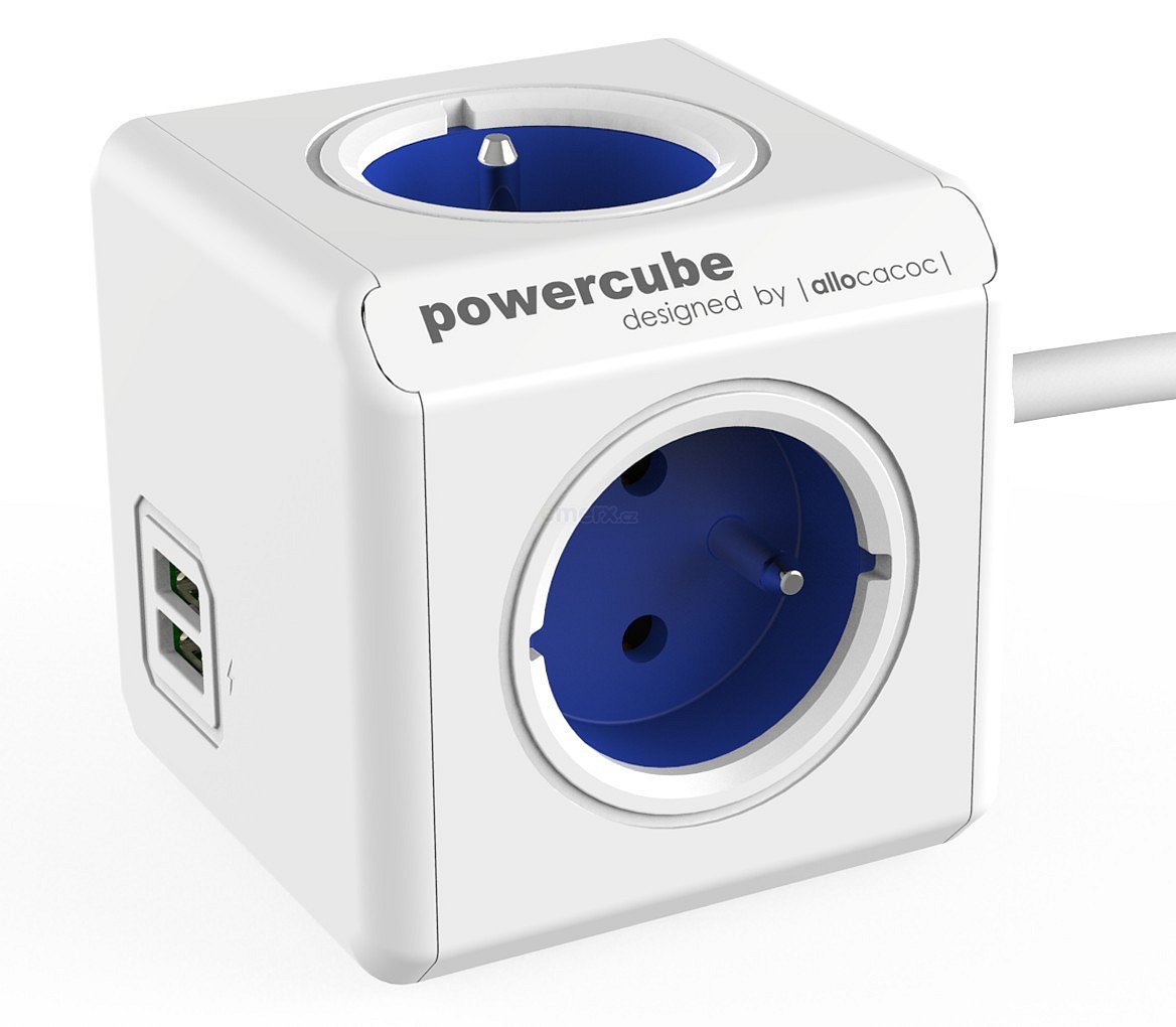 Power Cube Extended USB Blue (8718444085836)
