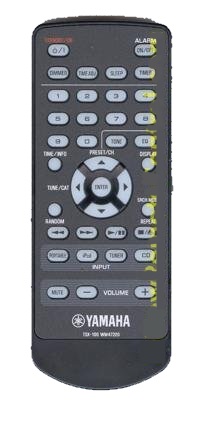 Yamaha TSX-100 Black, WM472300 originální dálkový ovladač