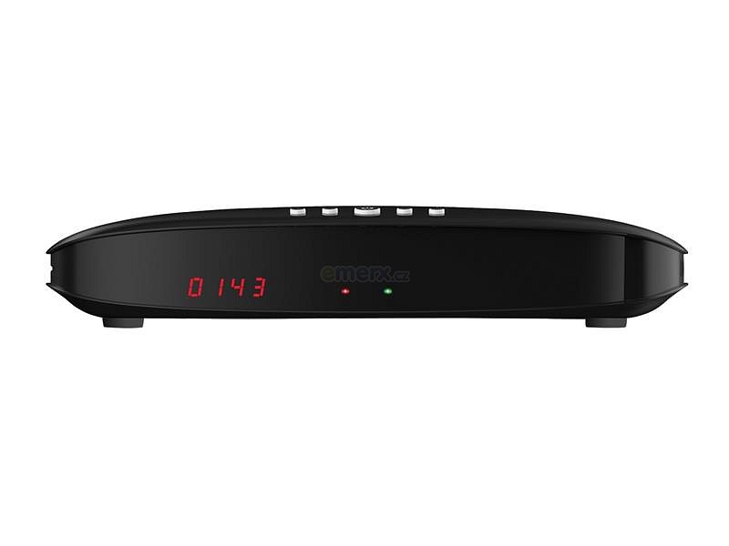 Set-top box GoSAT GS7075 s HBBTV (červené tlačítko)