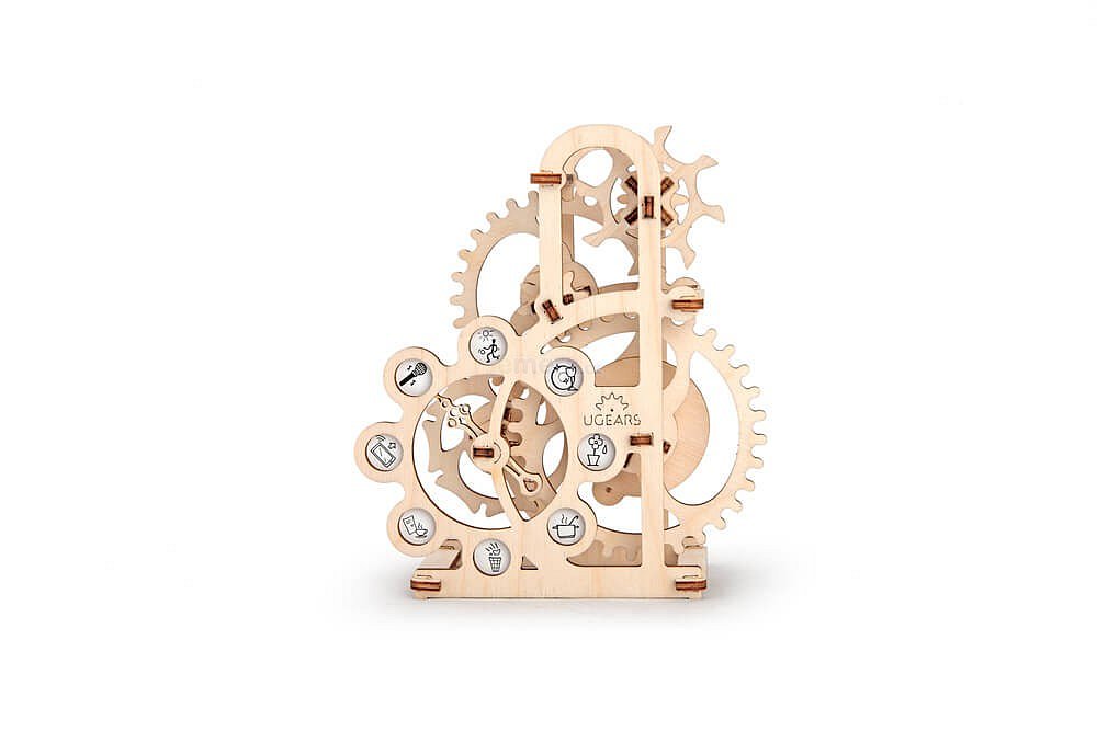 Dřevěná stavebnice 3D mechanické Puzzle Dynamometr