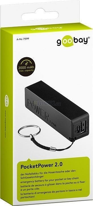 Powerbank 2.0 (2000mAh) klíčenka