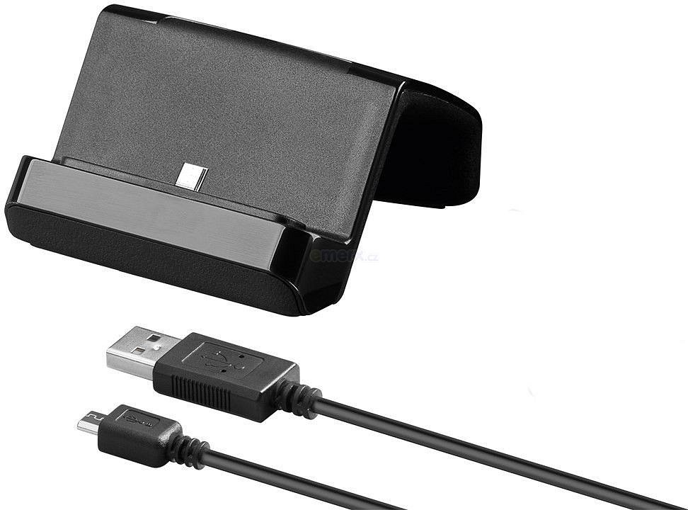 Stojánek pro mobilní telefony s micro USB konektorem (GB 43433)