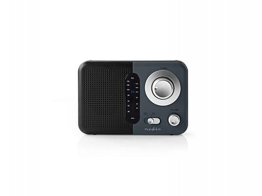 Rádio FM NEDIS RDFM1300GY BLACK / GREY