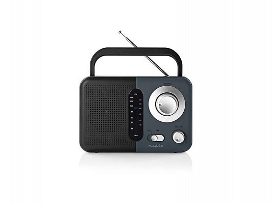 Rádio FM NEDIS RDFM1300GY BLACK / GREY