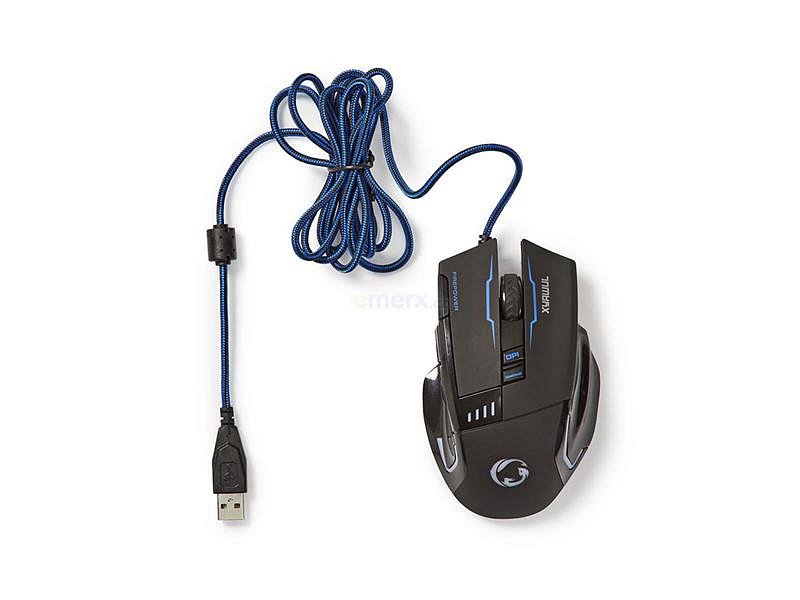 Myš drátová NEDIS GMWD300BK herní