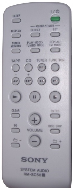 SONY - AUDIO Originální dálkový ovladač RM-SC50