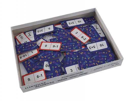 Elektronická výuková hra Domino sčítání a odčítání do 10