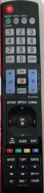 LG AKB72915207 , AKB72915202 nahrazuje je ovladač AKB74115502