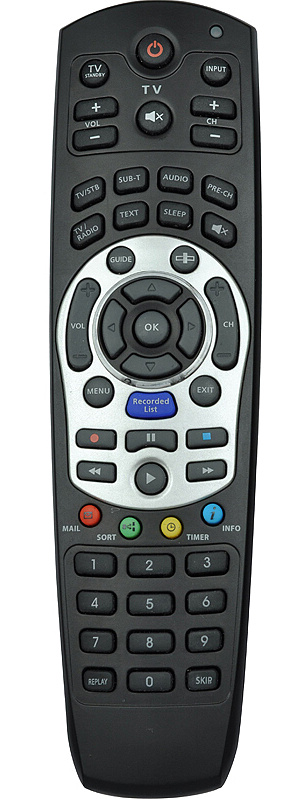 Kaon KSC-S660HD PVR replacement remote control of a different appearance