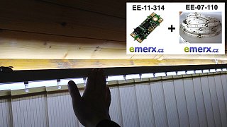 LED pásek - teplý bilý 300 diod SMD3528  12V/2A/24V/1000lm/5m v silikonu IP63