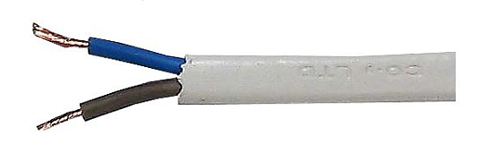 Dvojlinka bílá 2 x 0,5 Vhodná pro krátké i dlouhé propoje mezi LED páskem.